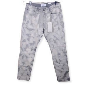 {NWT} Ovadia Black Bleach Slim Fit Tie-Dye Pants 32